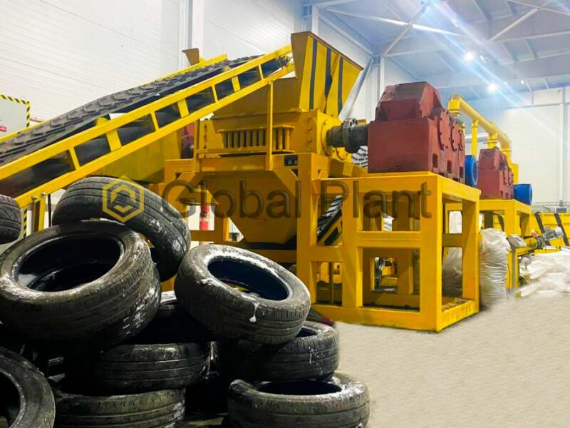 Измельчитель для изношенных шин Global Recycler 3000