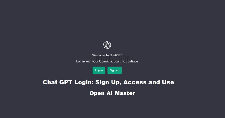 chat-gpt-login ChatGPT