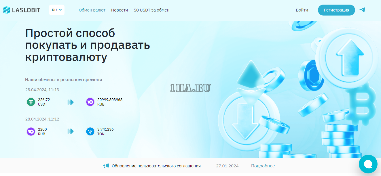 laslobit.cc Обмен Криптовалют